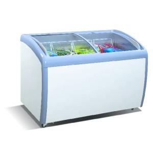 Bancool Curved Glass Chest Freezer – Sliding – 260L