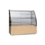 Bancool Pastry Display – Curved – Gold – 1.8 m