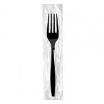 Black Wrapped Forks x500 - Carton