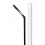 Wrapped Black Straws 12mm x4000 - Carton