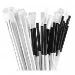 Wrapped Black Straw 10 mm × 4000 – Carton