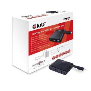 Club3D USB Type‑C to HDMI 2.0 + Mini Dock