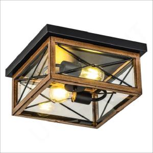 E27 Flush Ceiling Fixture (0387B‑CL)