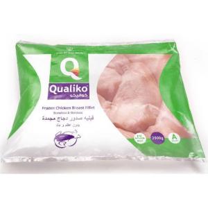 Qualiko Frozen Chicken Breast Fillet 2500 g × 4 – Carton