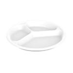 Round Plates – Three Compartments